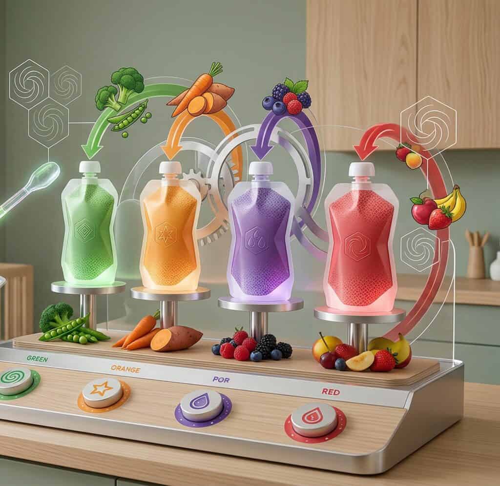 Baby food pouches