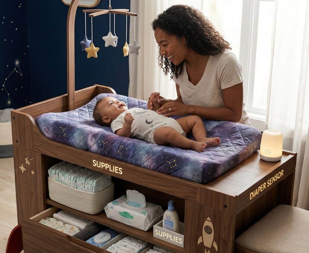 Nursery changing area